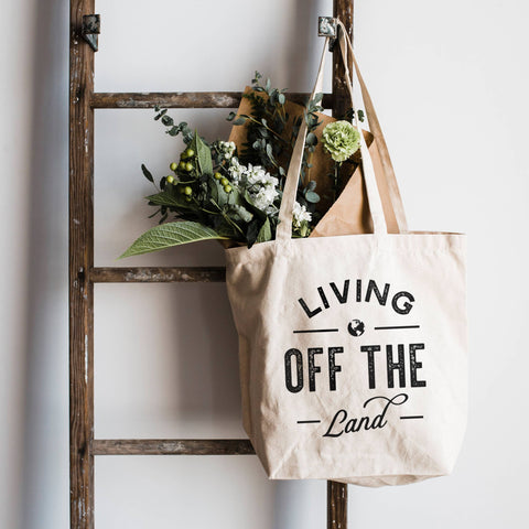 Living Off The Land  Canvas Tote Bag