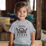 "Feral Animal" Grey Raccoon Tee/Shirt