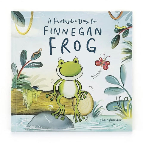 A Fantastic Day for Finnegan Frog Book by Jellycat