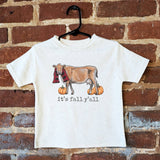 "It's fall y'all" Country Cow Autumn Toddler/Youth Tee/Shirt