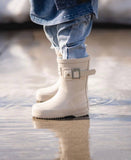 Cream Rain Boot