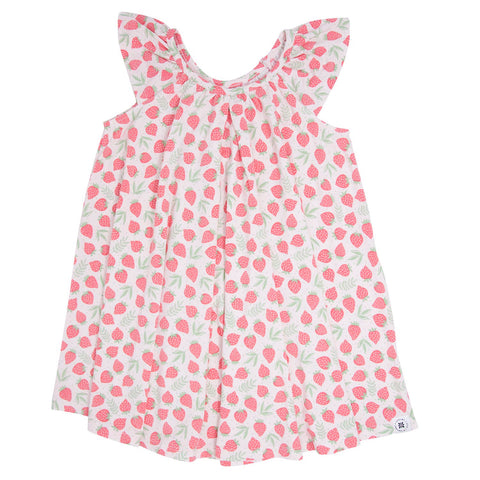 Strawberry Basil Baby Doll Style Dress by Sweet Bamboo
