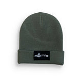 Moss Green Bamboo Cuff Beanie by Millie & Roo