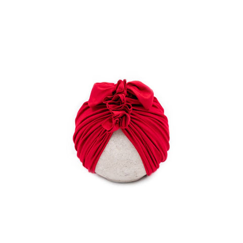 Vintage Head Wrap Hat - Red