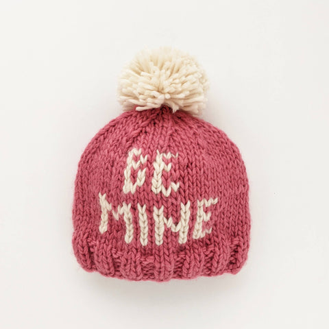 Be Mine Valentine's Day Hand Knit Beanie