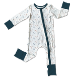 Braxton Bamboo Convertible Footie Pajamas: Micro-Preemie/Preemie (snaps) by Laree & Co