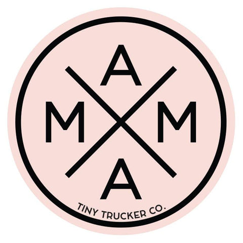 Tiny Trucker Co - Sticker - Mama X™ Blush Pink