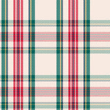 White Tartan Plaid Bamboo Zipper Footie for Holiday/Christmas by Sweet Bamboo