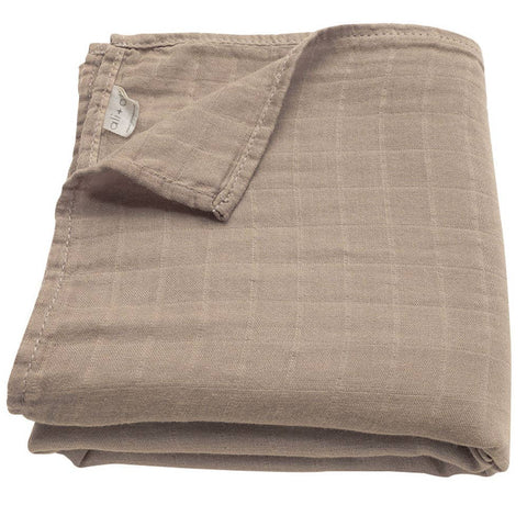 Ali+Oli - Muslin Swaddle Blanket (Taupe)
