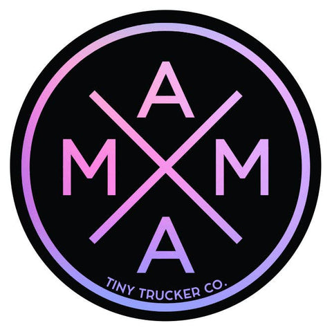 Tiny Trucker Co - Sticker - Mama X™ Purple