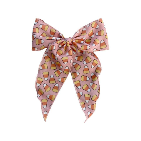 Candy Corn Pink Fay Clip Bow by Shay & Dash
