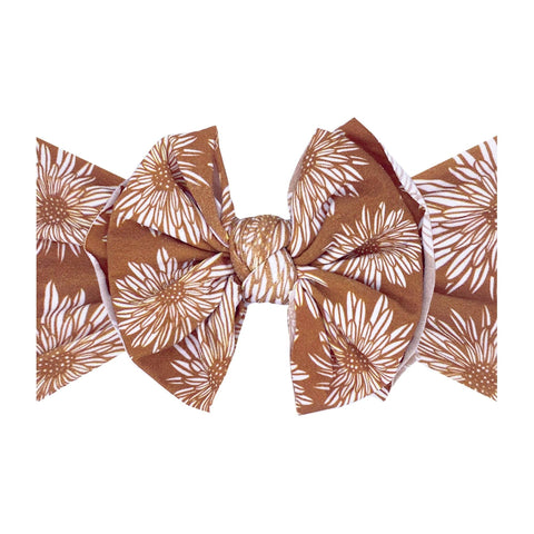 Autumn Floral PRINTED FAB Bow by Baby Bling
