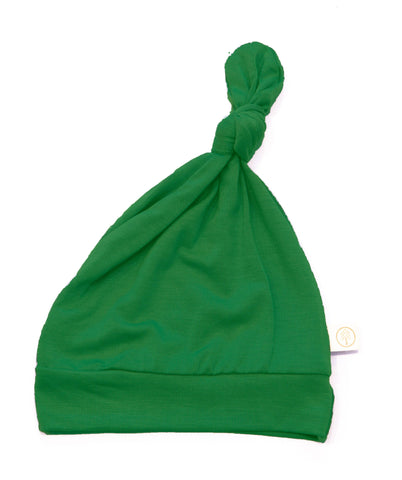 Bamboo Baby Top Knot Hat - Kelly Green