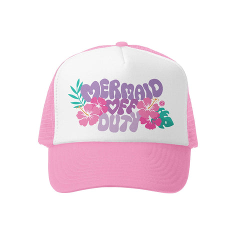 Mermaid Off Duty Pink Trucker Hat