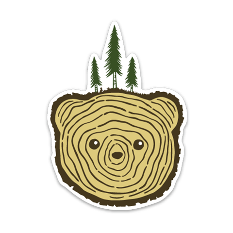 Bear Tree Sticker