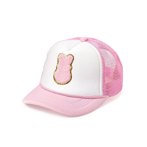 Pink Bunny Patch Easter Hat