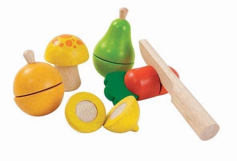 Fruit And Vegetable Play Set by Plan Toys
