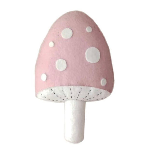 Pastel Pink Wall Mushroom