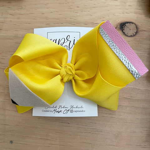 Large Pencil Bow by Capri & Co