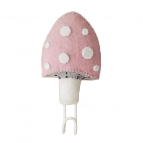 Pastel Pink Mushroom Hook