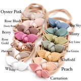 Spring 1 Colors Knotted Bow Leather Headbands